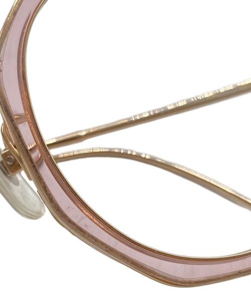 YUICHI TOYAMA（ユウイチトヤマ）YUICHI TOYAMA (ユウイチトヤマ) アイウェア ゴールド サイズ:49-24-145の古着・服飾アイテム