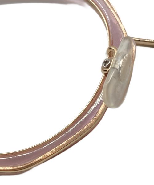 YUICHI TOYAMA（ユウイチトヤマ）YUICHI TOYAMA (ユウイチトヤマ) アイウェア ゴールド サイズ:49-24-145の古着・服飾アイテム