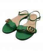 GUCCIグッチ）の古着「GGマーモントサンダル」｜グリーン
