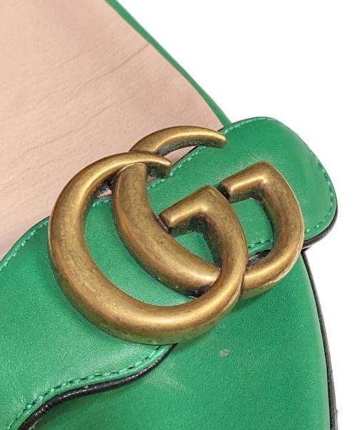 GUCCI（グッチ）GUCCI (グッチ) GGマーモントサンダル グリーン サイズ:35の古着・服飾アイテム