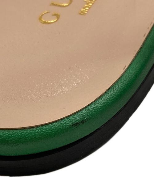 GUCCI（グッチ）GUCCI (グッチ) GGマーモントサンダル グリーン サイズ:35の古着・服飾アイテム