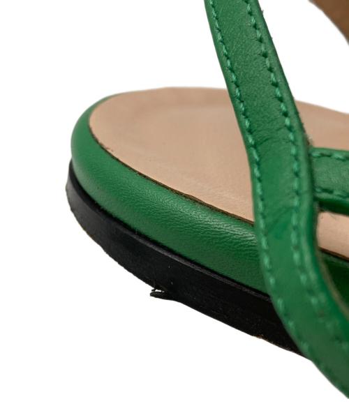 GUCCI（グッチ）GUCCI (グッチ) GGマーモントサンダル グリーン サイズ:35の古着・服飾アイテム