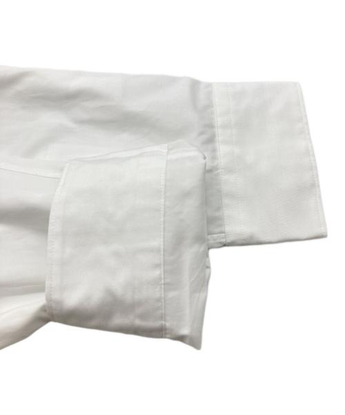 COMME des GARCONS HOMME PLUS（コムデギャルソンオムプリュス）COMME des GARCONS HOMME PLUS (コムデギャルソンオムプリュス) レギュラーカラーシャツ ホワイト サイズ:Mの古着・服飾アイテム