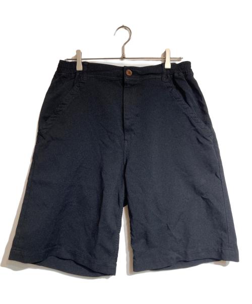 COMME des GARCONS HOMME DEUX（コムデギャルソン オム ドゥ）COMME des GARCONS HOMME DEUX (コムデギャルソン オム ドゥ) ポリエステル縮絨バギーショーツ ブラック サイズ:Mの古着・服飾アイテム