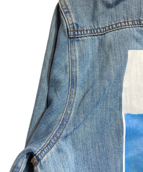 CALVIN KLEIN 205W39NYC（カルバンクライン205W39NYC）CALVIN KLEIN 205W39NYC (カルバンクライン205W39NYC) JAWS (ジョーズ) バックプリントデニムシャツ インディゴ サイズ:Sの古着・服飾アイテム