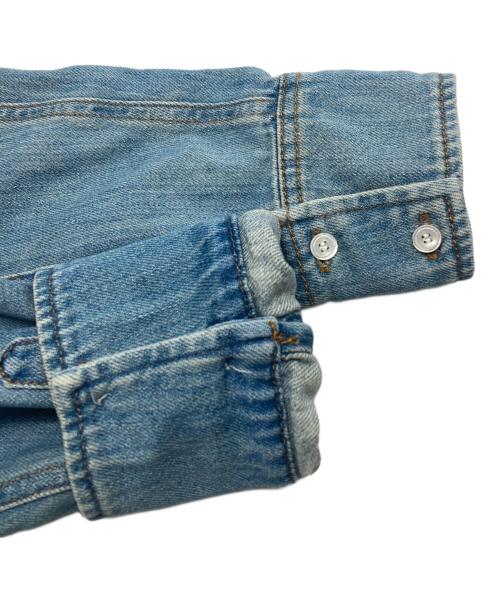 CALVIN KLEIN 205W39NYC（カルバンクライン205W39NYC）CALVIN KLEIN 205W39NYC (カルバンクライン205W39NYC) JAWS (ジョーズ) バックプリントデニムシャツ インディゴ サイズ:Sの古着・服飾アイテム