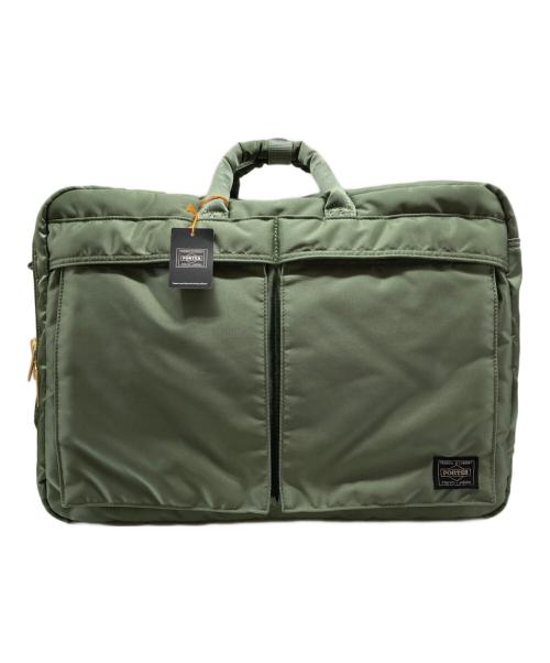 PORTER（ポーター）PORTER (ポーター) TANKER 3WAY BRIEFCASE グリーンの古着・服飾アイテム