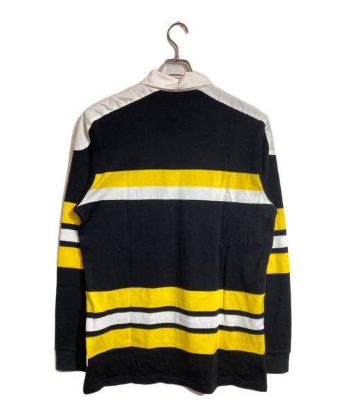 WALES BONNER（ウェールズボナー）WALES BONNER (ウェールズボナー) ラガーシャツ ブラック サイズ:Mの古着・服飾アイテム