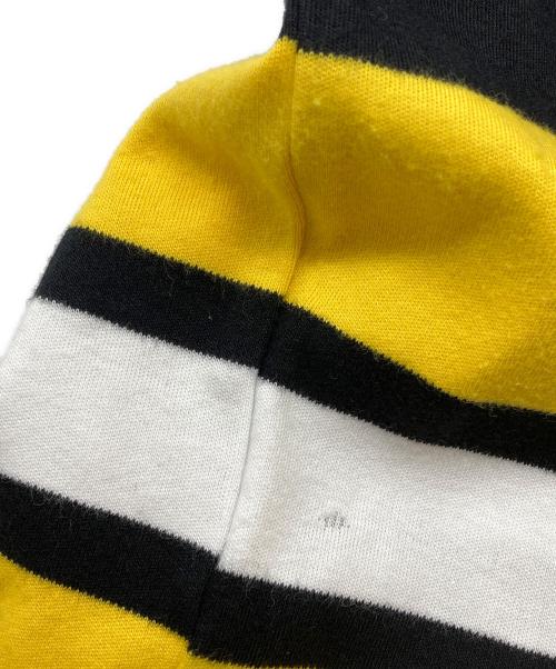 WALES BONNER（ウェールズボナー）WALES BONNER (ウェールズボナー) ラガーシャツ ブラック サイズ:Mの古着・服飾アイテム