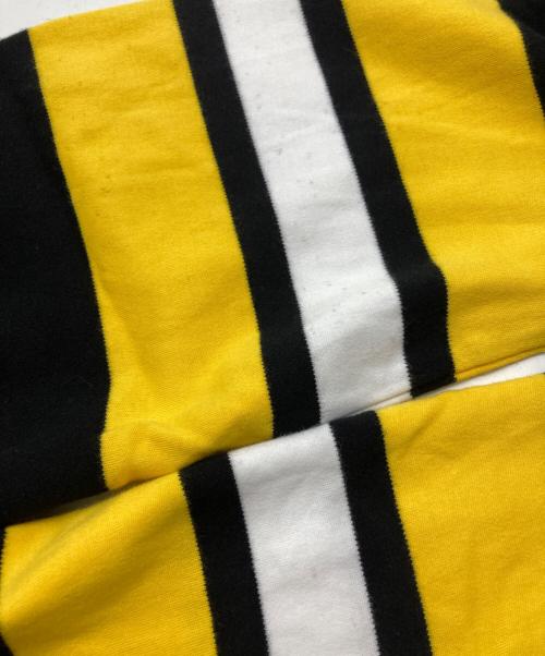 WALES BONNER（ウェールズボナー）WALES BONNER (ウェールズボナー) ラガーシャツ ブラック サイズ:Mの古着・服飾アイテム