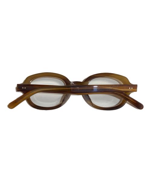 QWON（クヲン）QWON (クヲン) アイウェア ブラウンの古着・服飾アイテム