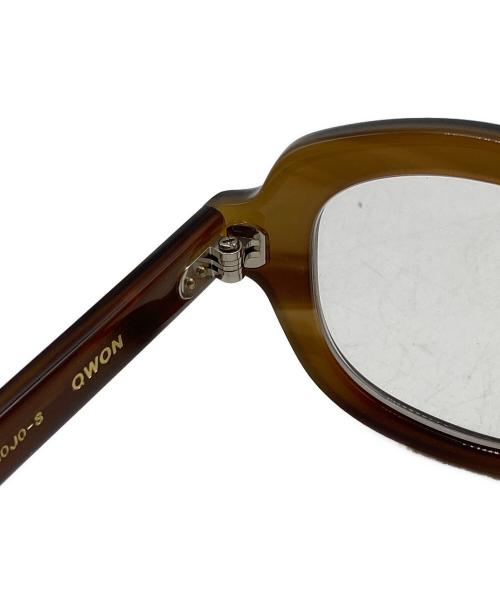 QWON（クヲン）QWON (クヲン) アイウェア ブラウンの古着・服飾アイテム