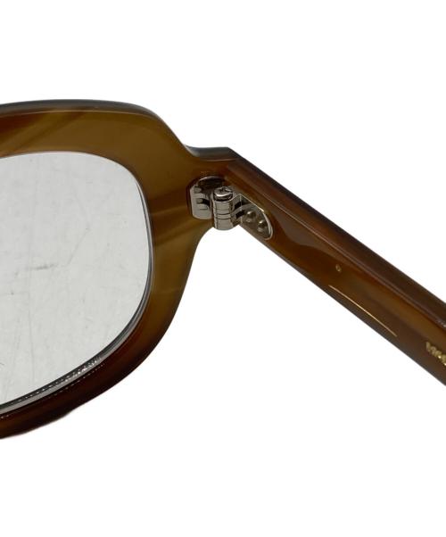 QWON（クヲン）QWON (クヲン) アイウェア ブラウンの古着・服飾アイテム