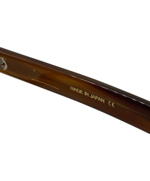 QWON（クヲン）QWON (クヲン) アイウェア ブラウンの古着・服飾アイテム