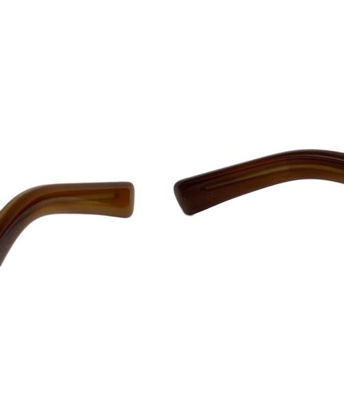 QWON（クヲン）QWON (クヲン) アイウェア ブラウンの古着・服飾アイテム