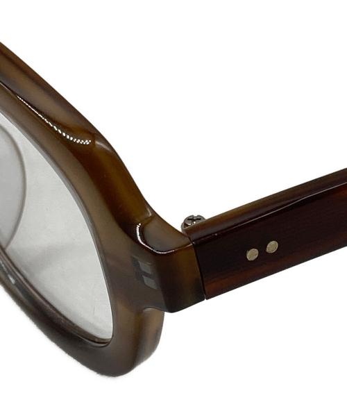 QWON（クヲン）QWON (クヲン) アイウェア ブラウンの古着・服飾アイテム