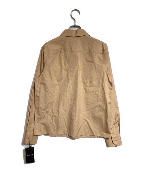 Saint Laurent Paris（サンローランパリ）Saint Laurent Paris (サンローランパリ) コットンショートシャツ ベージュ サイズ:38の古着・服飾アイテム