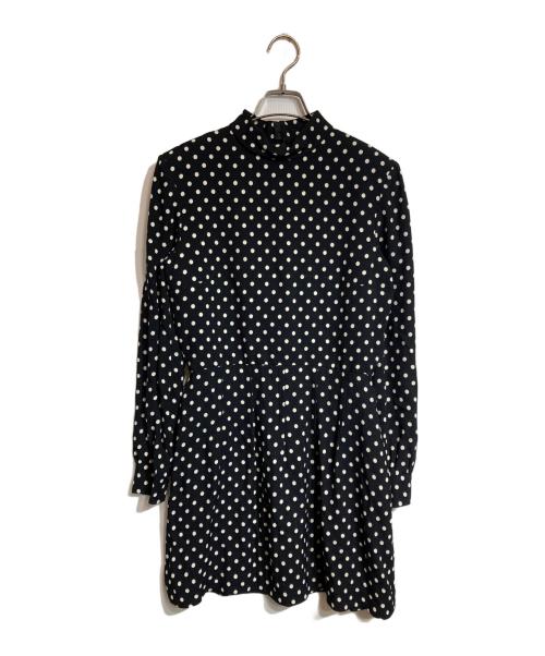 Saint Laurent Paris（サンローランパリ）Saint Laurent Paris (サンローランパリ) ビジューベルトドットワンピース ブラック サイズ:40の古着・服飾アイテム
