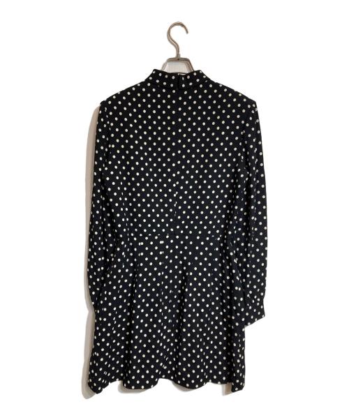 Saint Laurent Paris（サンローランパリ）Saint Laurent Paris (サンローランパリ) ビジューベルトドットワンピース ブラック サイズ:40の古着・服飾アイテム