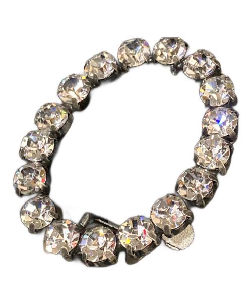 Saint Laurent Paris（サンローランパリ）Saint Laurent Paris (サンローランパリ) ビジューベルトドットワンピース ブラック サイズ:40の古着・服飾アイテム