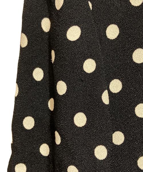 Saint Laurent Paris（サンローランパリ）Saint Laurent Paris (サンローランパリ) ビジューベルトドットワンピース ブラック サイズ:40の古着・服飾アイテム