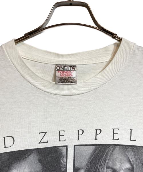 ONEITA（オニータ）ONEITA (オニータ) ヴィンテージバンドTシャツ ホワイト サイズ:Lの古着・服飾アイテム