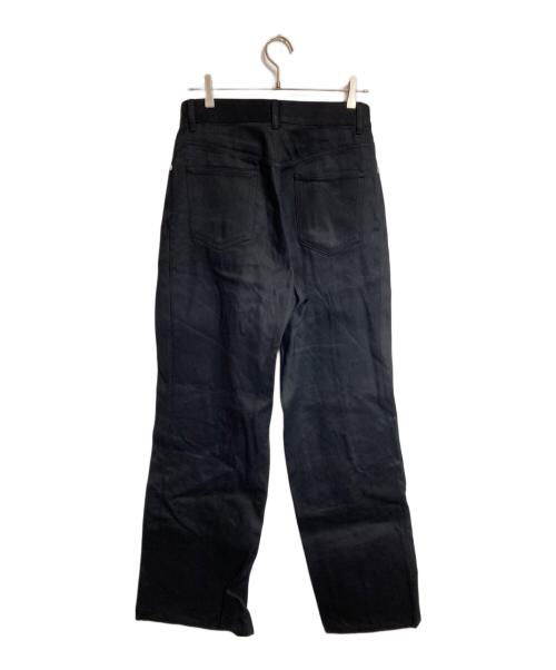 JOHN LAWRENCE SULLIVAN（ジョン ローレンス サリバン）JOHN LAWRENCE SULLIVAN (ジョン ローレンス サリバン) RIGID DENIM WIDE PANTS ブラック サイズ:44の古着・服飾アイテム