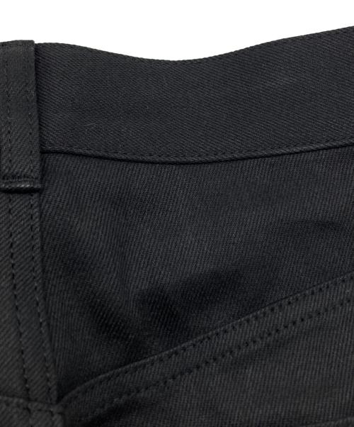 JOHN LAWRENCE SULLIVAN（ジョン ローレンス サリバン）JOHN LAWRENCE SULLIVAN (ジョン ローレンス サリバン) RIGID DENIM WIDE PANTS ブラック サイズ:44の古着・服飾アイテム