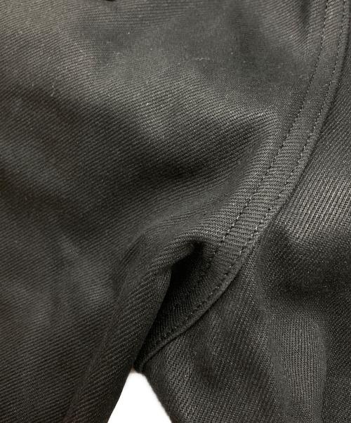 JOHN LAWRENCE SULLIVAN（ジョン ローレンス サリバン）JOHN LAWRENCE SULLIVAN (ジョン ローレンス サリバン) RIGID DENIM WIDE PANTS ブラック サイズ:44の古着・服飾アイテム