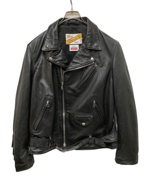 SUPREME（シュプリーム）SUPREME (シュプリーム) Schott (ショット) Chief Tassel Perfect Jacket ブラック サイズ:Mの古着・服飾アイテム