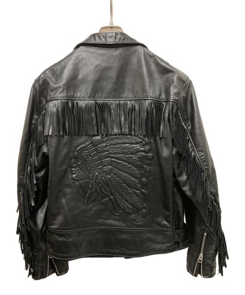 SUPREME（シュプリーム）SUPREME (シュプリーム) Schott (ショット) Chief Tassel Perfect Jacket ブラック サイズ:Mの古着・服飾アイテム