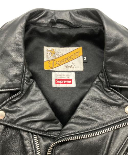 SUPREME（シュプリーム）SUPREME (シュプリーム) Schott (ショット) Chief Tassel Perfect Jacket ブラック サイズ:Mの古着・服飾アイテム