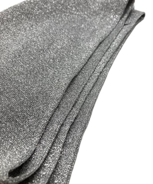 PRADA（プラダ）PRADA (プラダ) ノースリーブラメカットソー シルバー サイズ:36の古着・服飾アイテム