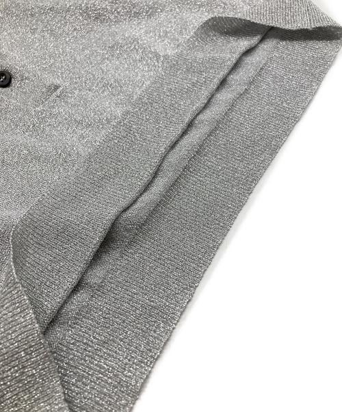 PRADA（プラダ）PRADA (プラダ) ノースリーブラメカットソー シルバー サイズ:36の古着・服飾アイテム