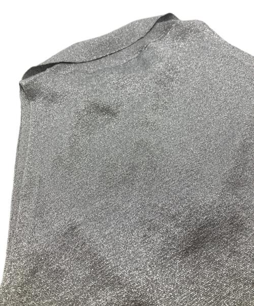 PRADA（プラダ）PRADA (プラダ) ノースリーブラメカットソー シルバー サイズ:36の古着・服飾アイテム