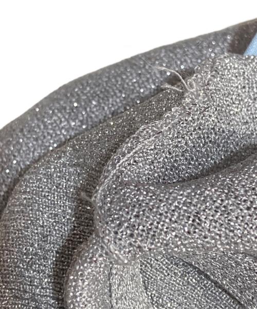 PRADA（プラダ）PRADA (プラダ) ノースリーブラメカットソー シルバー サイズ:36の古着・服飾アイテム