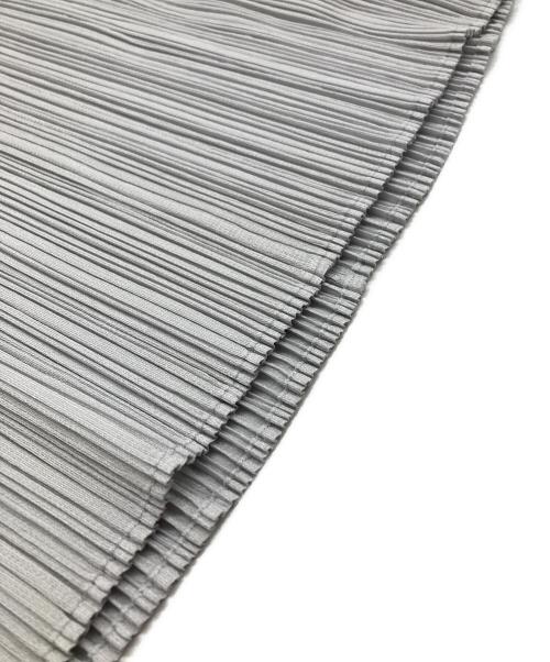 PLEATS PLEASE（プリーツプリーズ）PLEATS PLEASE (プリーツプリーズ) ハイネックプリーツカットソー グレー サイズ:3の古着・服飾アイテム