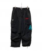 A'gemエージェム）の古着「ナイロンカーゴパンツ」｜ブラック