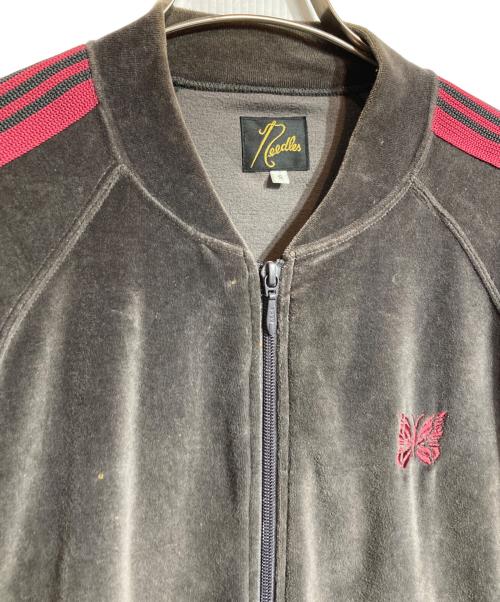 Needles（ニードルズ）Needles (ニードルズ) ベロアトラックジャケット グレー サイズ:Sの古着・服飾アイテム