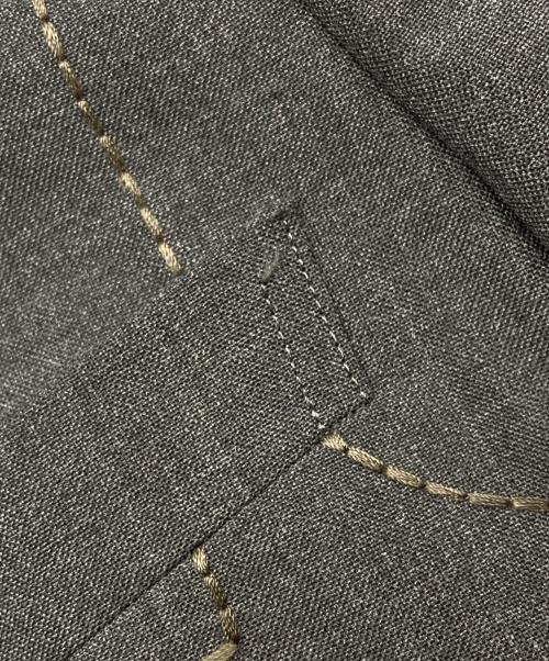 COMME des GARCONS HOMME DEUX（コムデギャルソン オム ドゥ）COMME des GARCONS HOMME DEUX (コムデギャルソン オム ドゥ) ステッチワークテーラードジャケット グレー サイズ:XSの古着・服飾アイテム