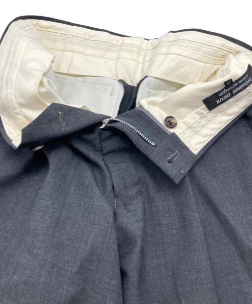 COMME des GARCONS HOMME DEUX（コムデギャルソン オム ドゥ）COMME des GARCONS HOMME DEUX (コムデギャルソン オム ドゥ) スラックス グレー サイズ:XSの古着・服飾アイテム