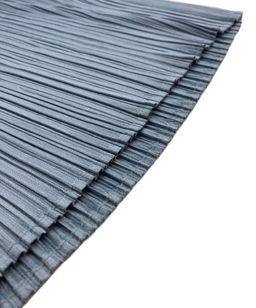 PLEATS PLEASE（プリーツプリーズ）PLEATS PLEASE (プリーツプリーズ) プリーツノースリーブワンピース ブルー サイズ:3の古着・服飾アイテム