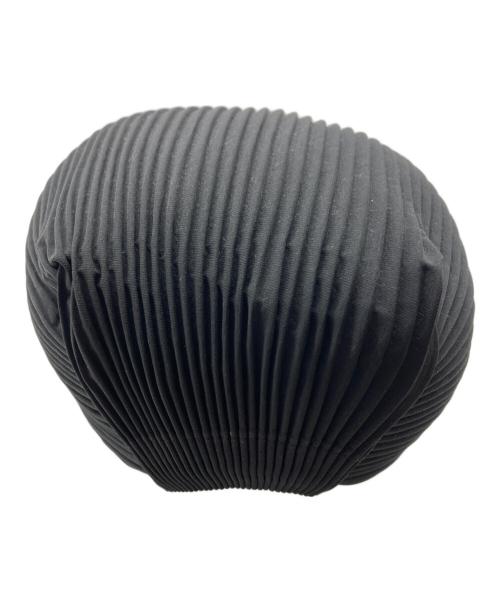 PLEATS PLEASE（プリーツプリーズ）PLEATS PLEASE (プリーツプリーズ) キャップ ブラックの古着・服飾アイテム