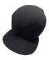 PLEATS PLEASE（プリーツプリーズ）の古着「キャップ」｜ブラック