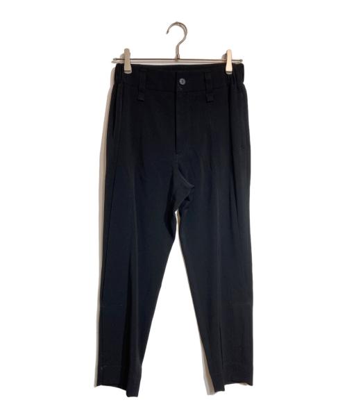 ISSEY MIYAKE（イッセイミヤケ）ISSEY MIYAKE (イッセイミヤケ) ハイウエストデザインロングパンツ ブラック サイズ:1の古着・服飾アイテム