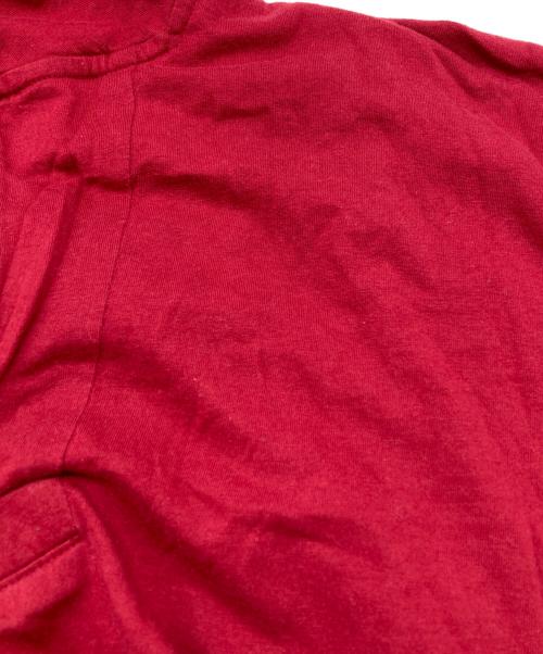 COMME des GARCONS HOMME PLUS（コムデギャルソンオムプリュス）COMME des GARCONS HOMME PLUS (コムデギャルソンオムプリュス) スキッパーポロシャツ レッド サイズ:Lの古着・服飾アイテム