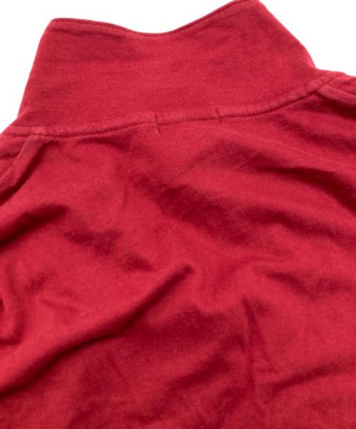 COMME des GARCONS HOMME PLUS（コムデギャルソンオムプリュス）COMME des GARCONS HOMME PLUS (コムデギャルソンオムプリュス) スキッパーポロシャツ レッド サイズ:Lの古着・服飾アイテム