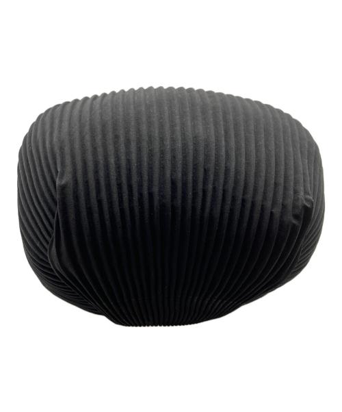 PLEATS PLEASE（プリーツプリーズ）PLEATS PLEASE (プリーツプリーズ) プリーツキャップ ブラックの古着・服飾アイテム