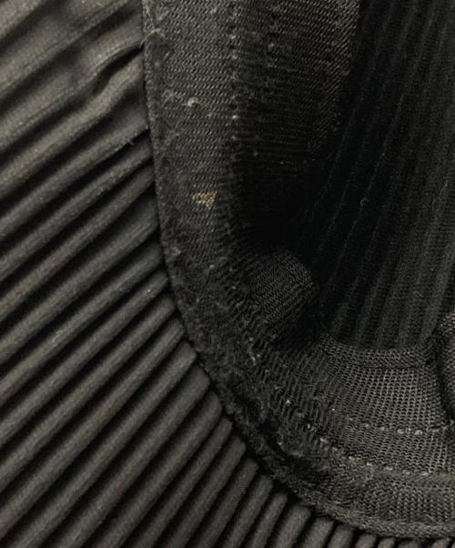 PLEATS PLEASE（プリーツプリーズ）PLEATS PLEASE (プリーツプリーズ) プリーツキャップ ブラックの古着・服飾アイテム