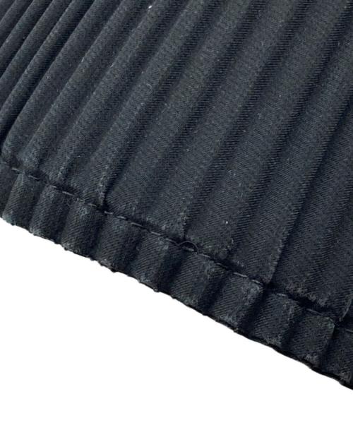 PLEATS PLEASE（プリーツプリーズ）PLEATS PLEASE (プリーツプリーズ) プリーツキャップ ブラックの古着・服飾アイテム